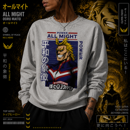 1All Might Felpa - Sweatshirt My Hero Academia