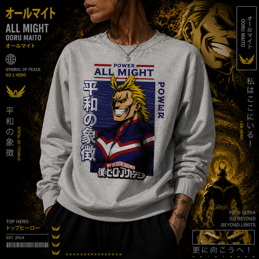 1All Might Felpa - Sweatshirt My Hero Academia