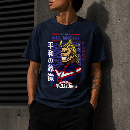 1All Might T-shirt - Anime My Hero Academia
