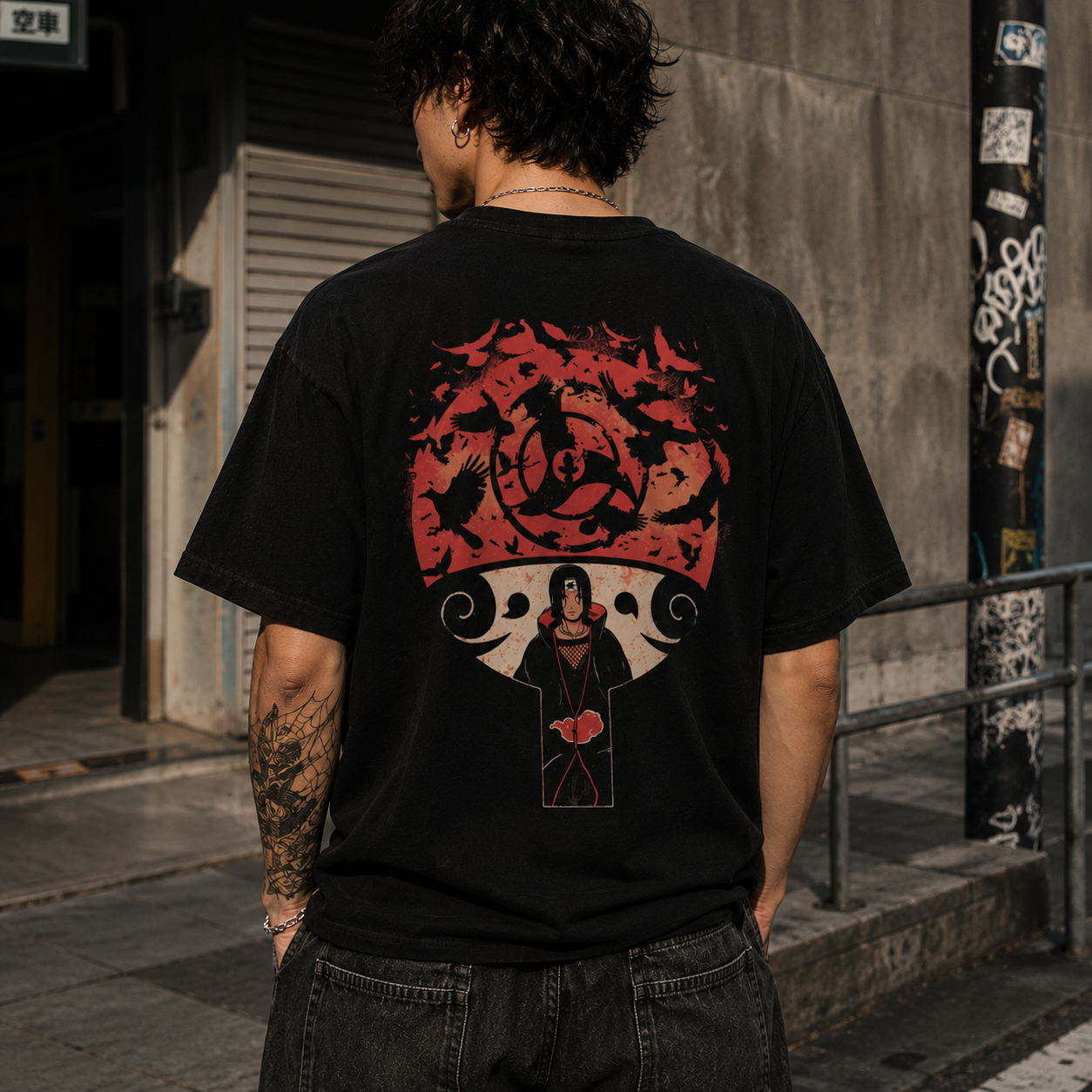 1Itachi Uchiha T-Shirt - Anime Naruto Shippuden
