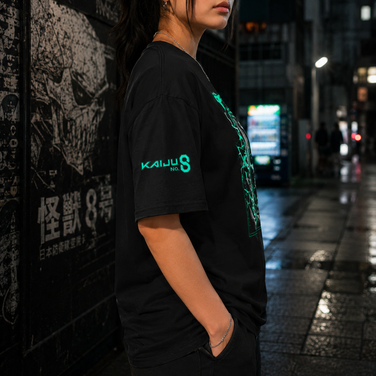 1Kaiju No. 8 T-Shirt - Skull Monster Anime