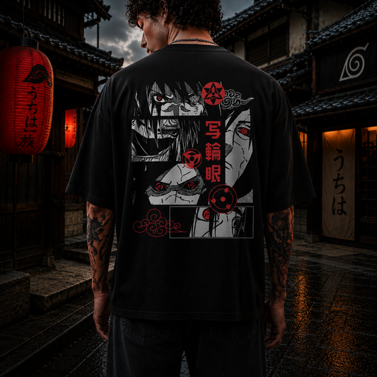 1Clan Uchia T-Shirt - Unisex Anime Naruto