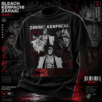 1Kenpachi Zaraki T-shirt - Unisex Anime Bleach