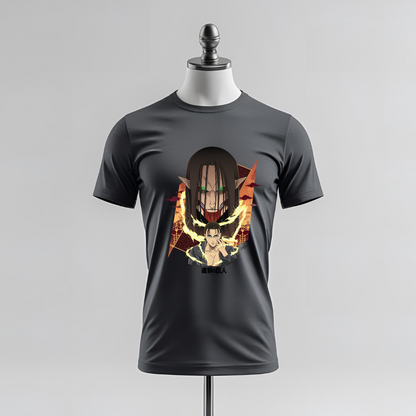 T-shirt Eren Yeager - Attack on Titan Fondatore