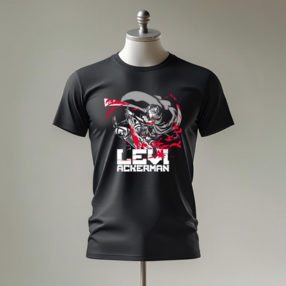 T-shirt Levi Ackerman – Stile da combattimento