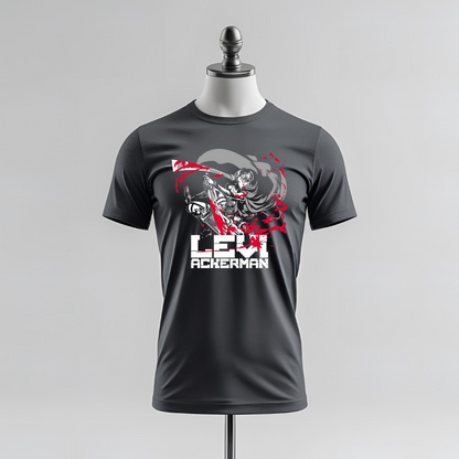 T-shirt Levi Ackerman – Stile da combattimento