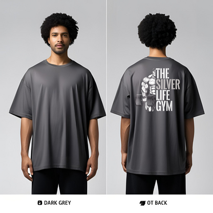 1- T-shirt sbiadita Oversize Gym