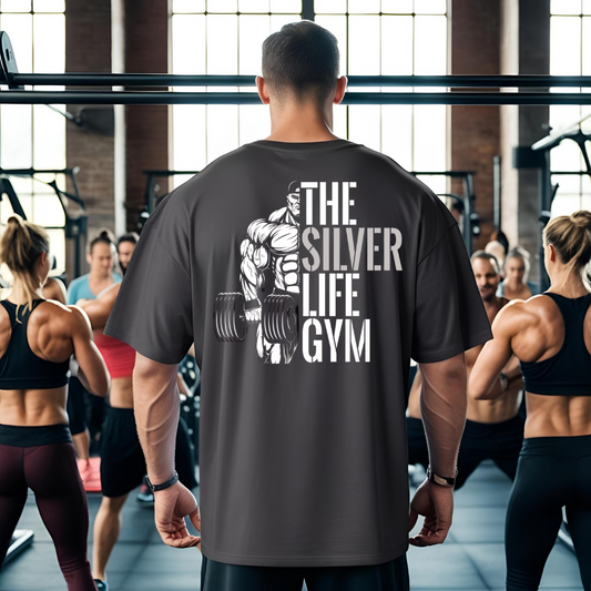 1- T-shirt sbiadita Oversize Gym