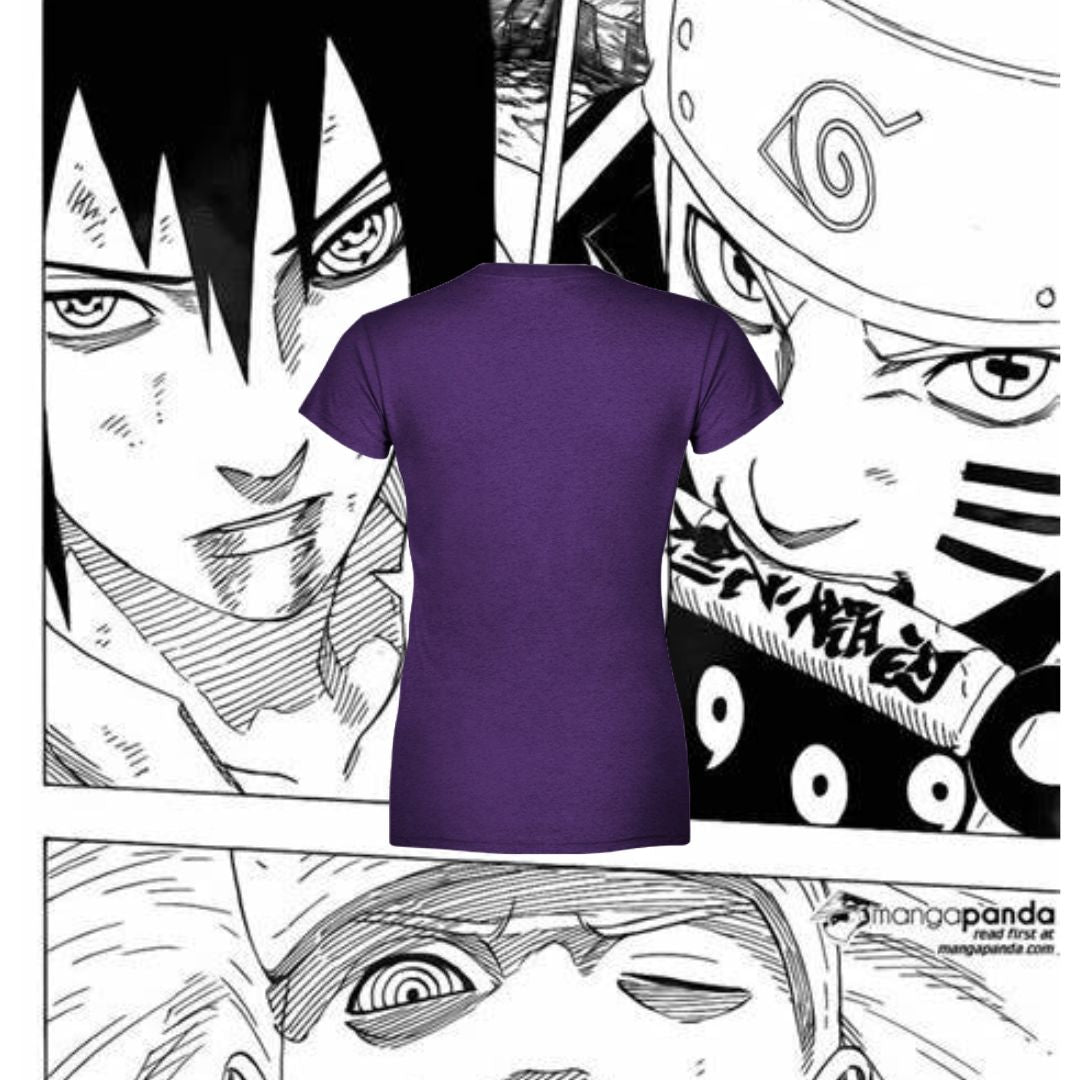 T-Shirt Donna Scollo V  Naruto Chakra