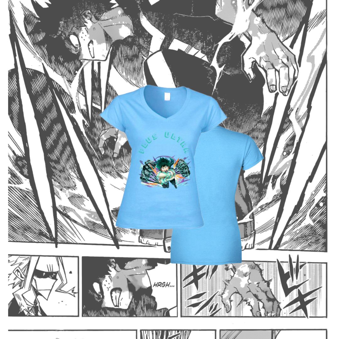 T-Shirt Donna Scollo V  Deku