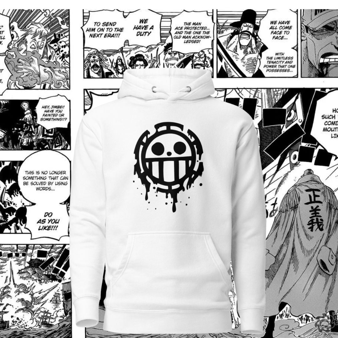 Felpa con cappuccio Ciurma One Piece