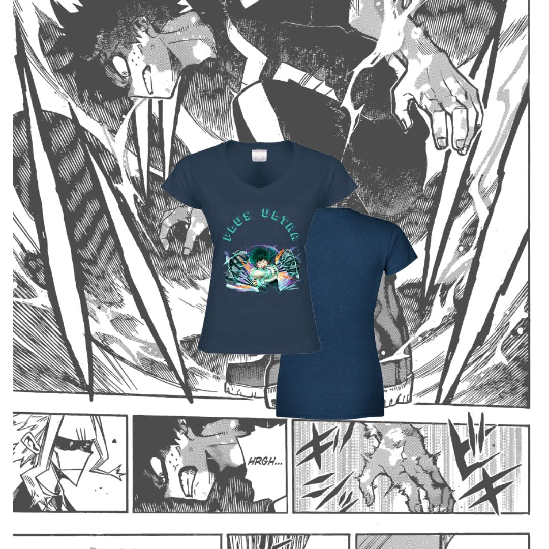 T-Shirt Donna Scollo V  Deku