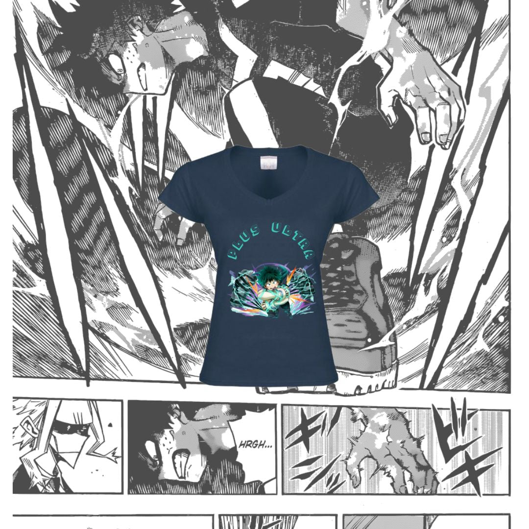 T-Shirt Donna Scollo V  Deku