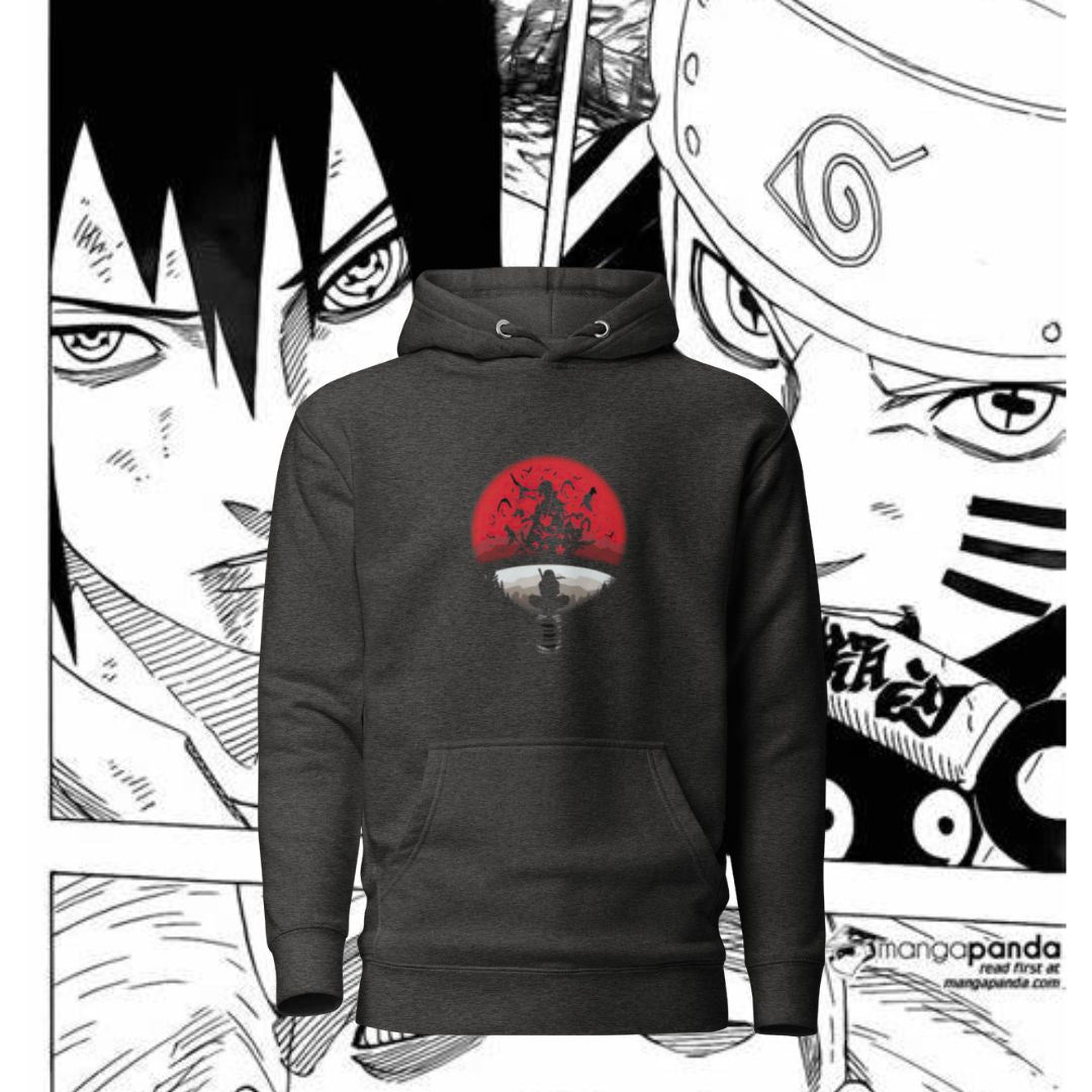 Felpa con cappuccio Itachi Uchiha