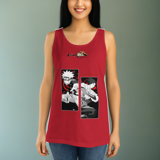 Canotta Naruto Shippuden – Design Naruto & Sasuke Unisex