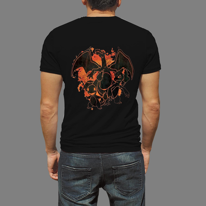 T-shirt Unisex Charizard Evoluzione – Design Pokémon Anime