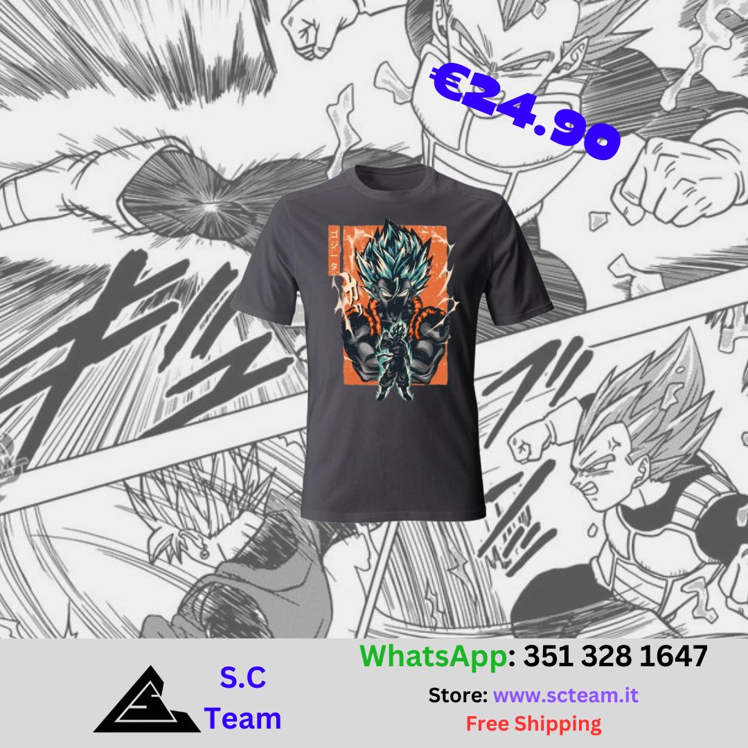 T-Shirt  Gogeta SSj Blue