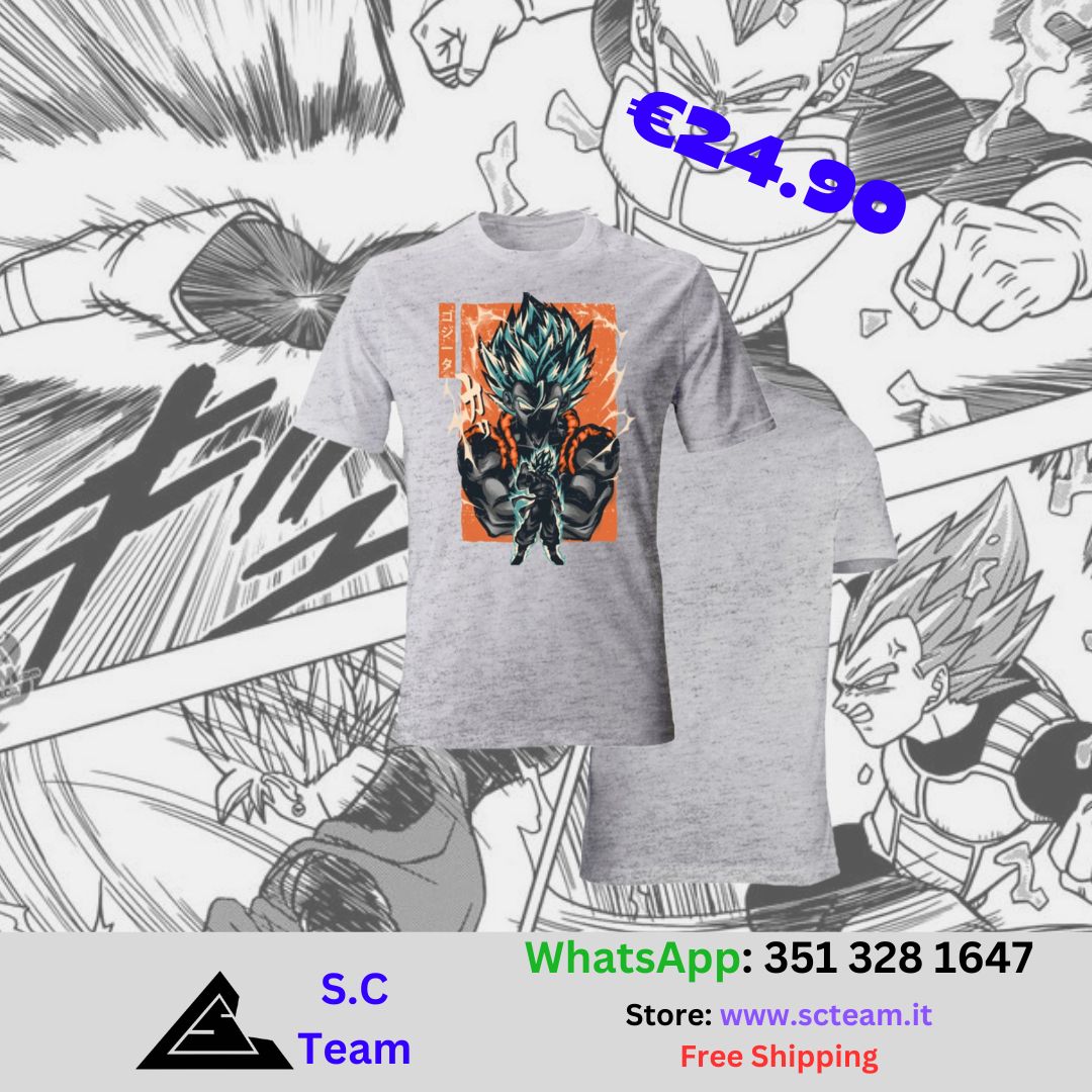 T-Shirt  Gogeta SSj Blue