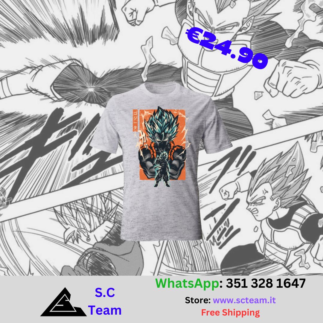 T-Shirt  Gogeta SSj Blue