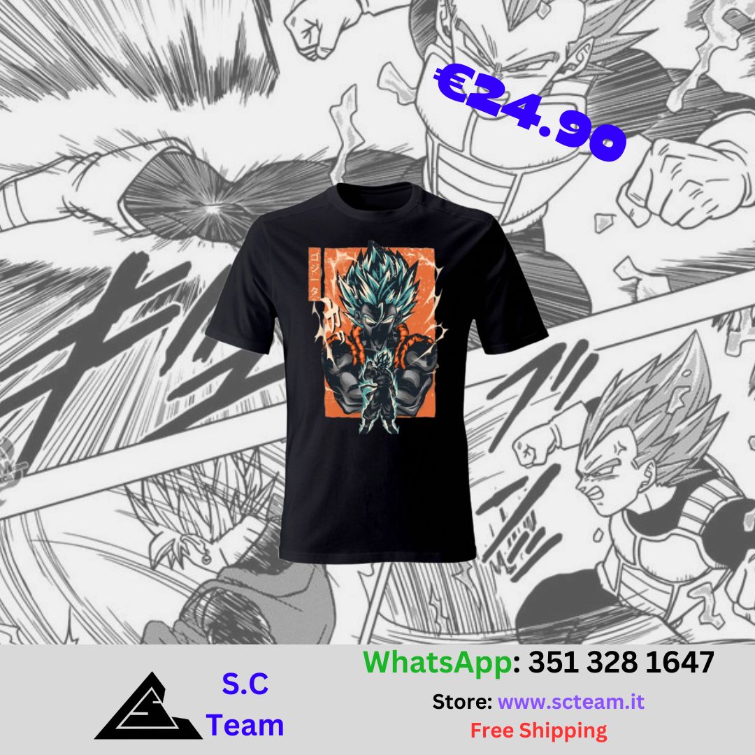 T-Shirt  Gogeta SSj Blue