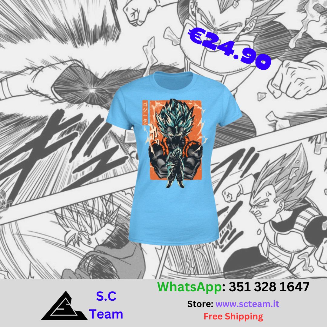 T-Shirt Donna  Gogeta SSj Blue