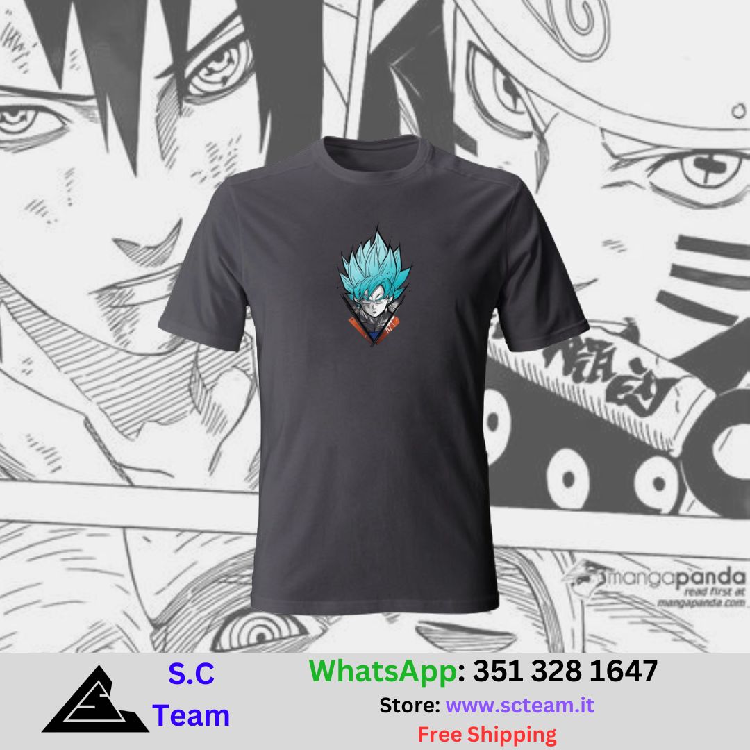 T-Shirt  Goku SSj blue