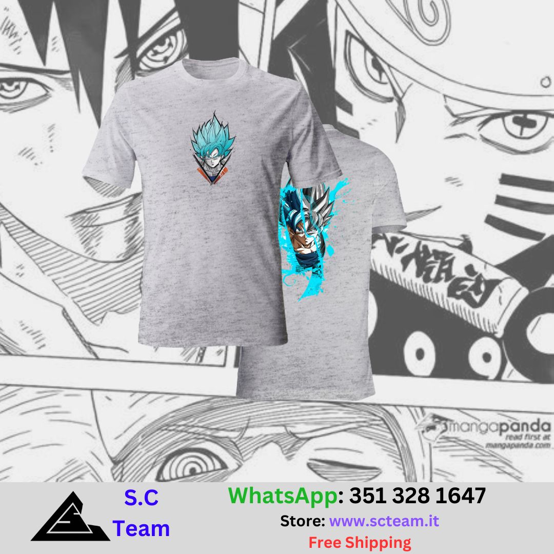 T-Shirt  Goku SSj blue