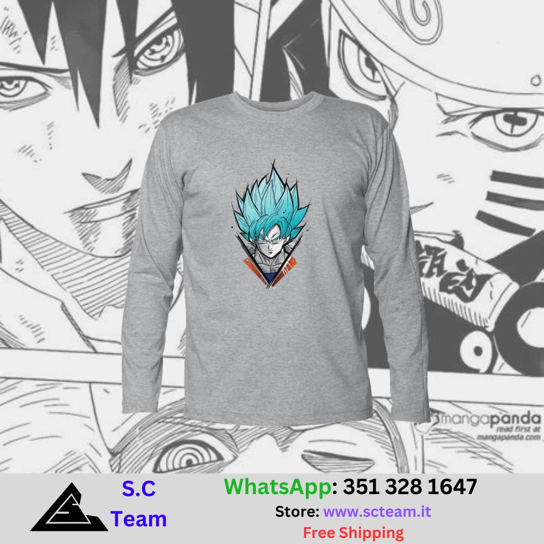 T-Shirt  manica lunga SSj Blue