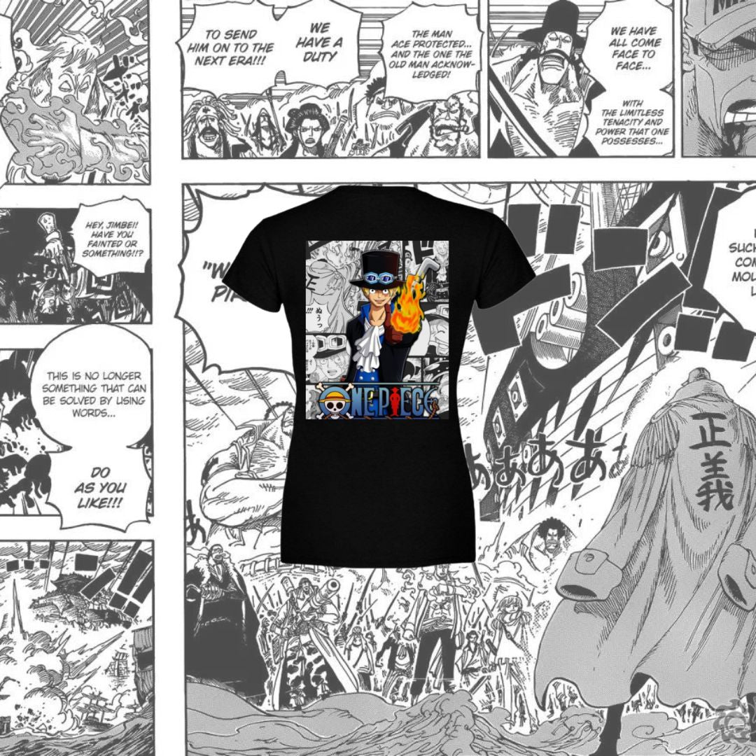 T-Shirt Donna Scollo V  Sanji One Piece