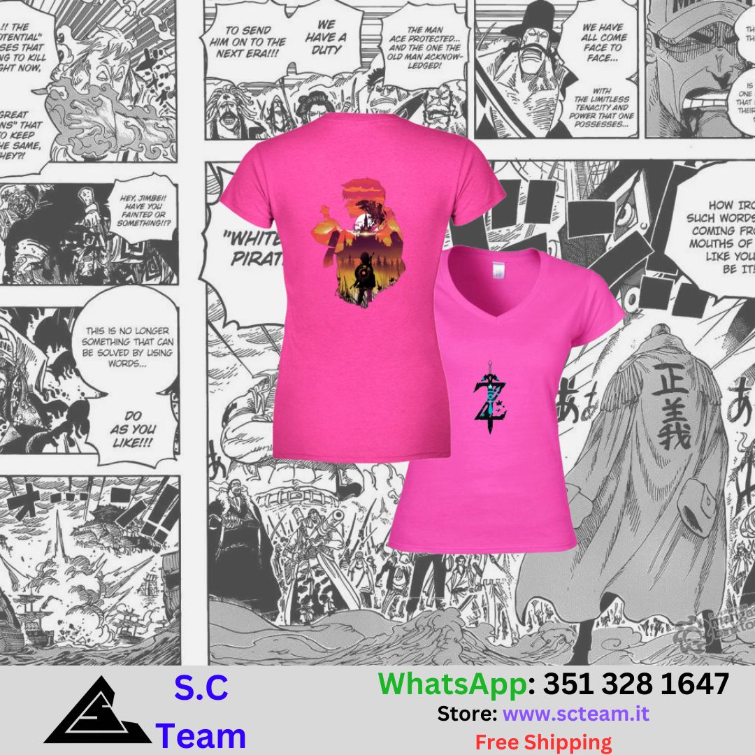 T-Shirt Donna Scollo V  The Legend of Zelda