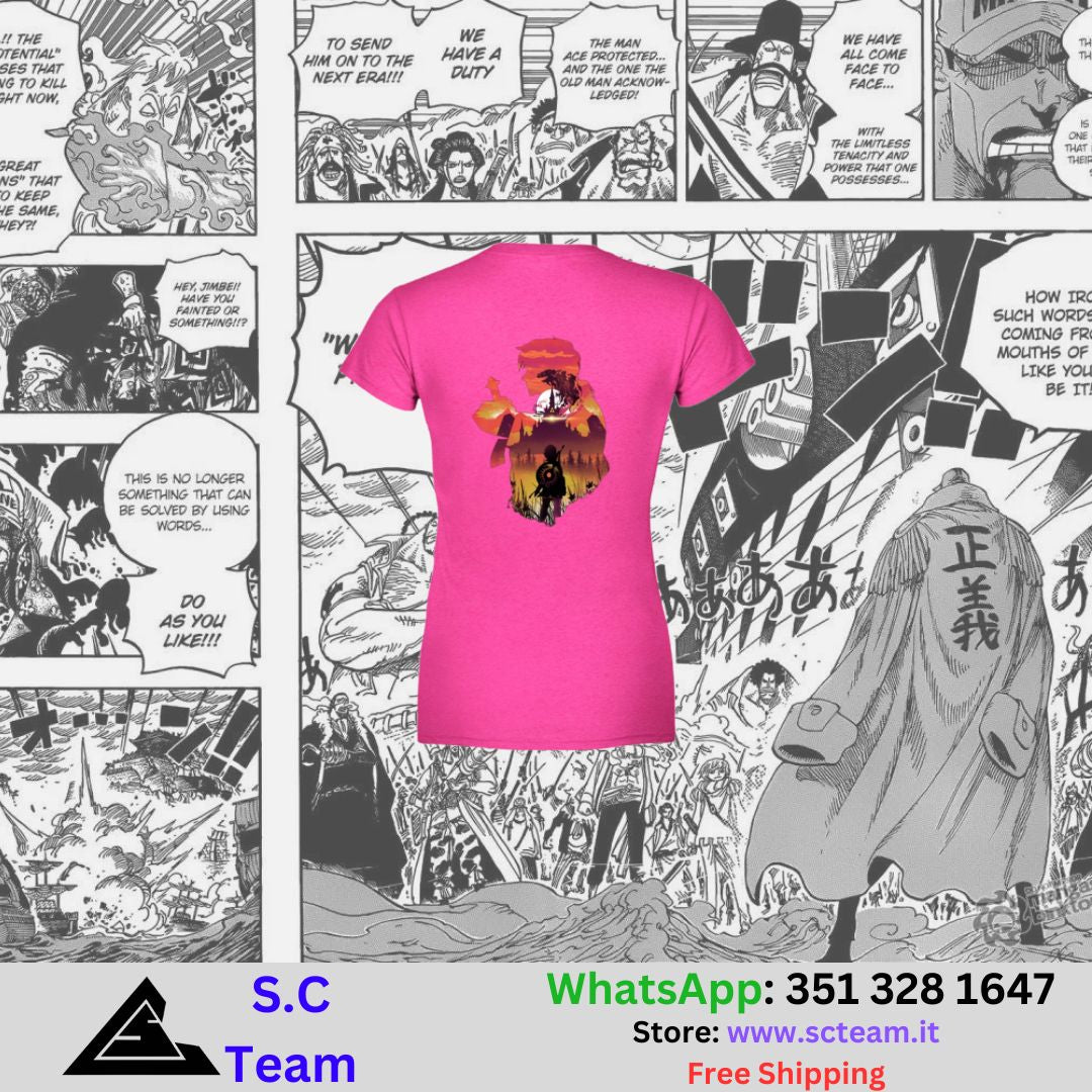 T-Shirt Donna Scollo V  The Legend of Zelda