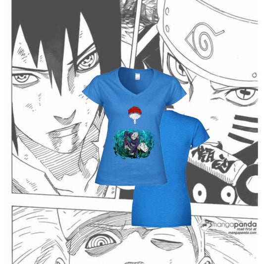 T-Shirt Donna Scollo V Obito Uchiha