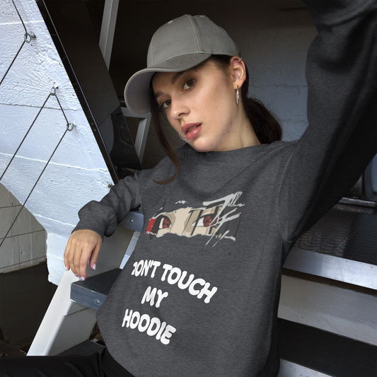 Felpa Don’t Touch My Shirt – Stile Ironico Naruto e Streetwear Unisex