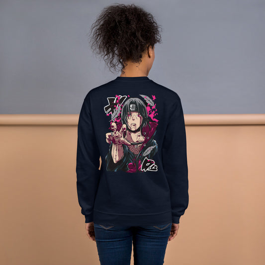 Felpa itachi Uchiha stile giapponese - Fan art Anime
