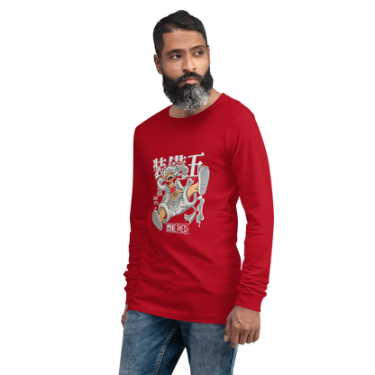 T-shirt Manica Lunga Anime – Look Casual con il Capitano Luffy Gear 5
