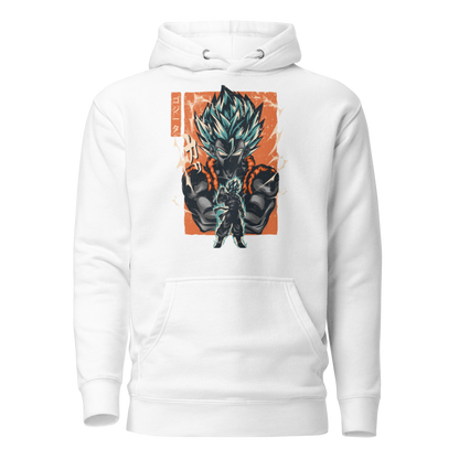 Felpa Fusion Gogeta Blue – Stile Streetwear per Appassionati DB Super